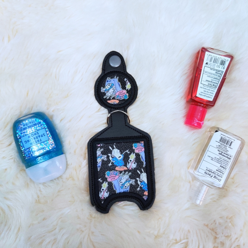 Rockos Modern Life Sanitizer holder keyring
